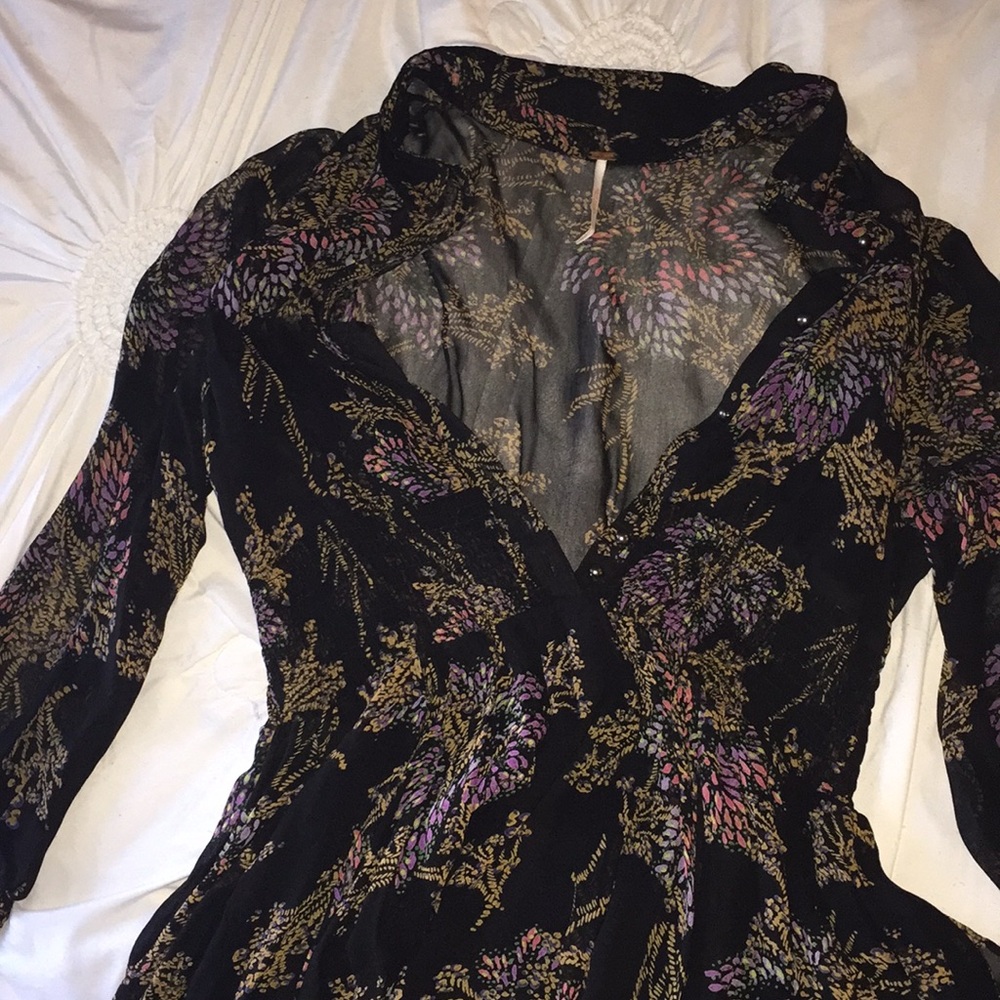 Free people long sleeve dress